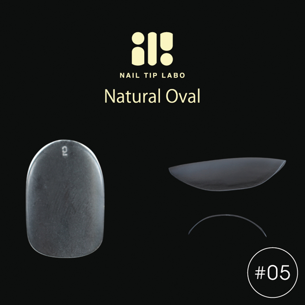NAIL TIP LABO ネイルチップラボ ナチュラルオーバル #05