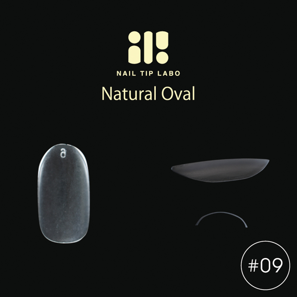 NAIL TIP LABO ネイルチップラボ ナチュラルオーバル #09