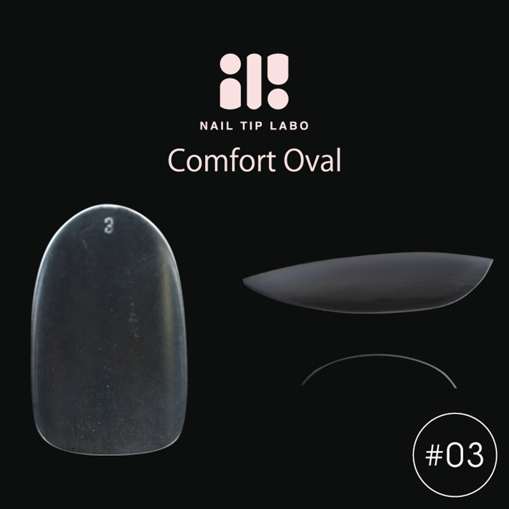 NAIL TIP LABO ネイルチップラボ コンフォートオーバル #03