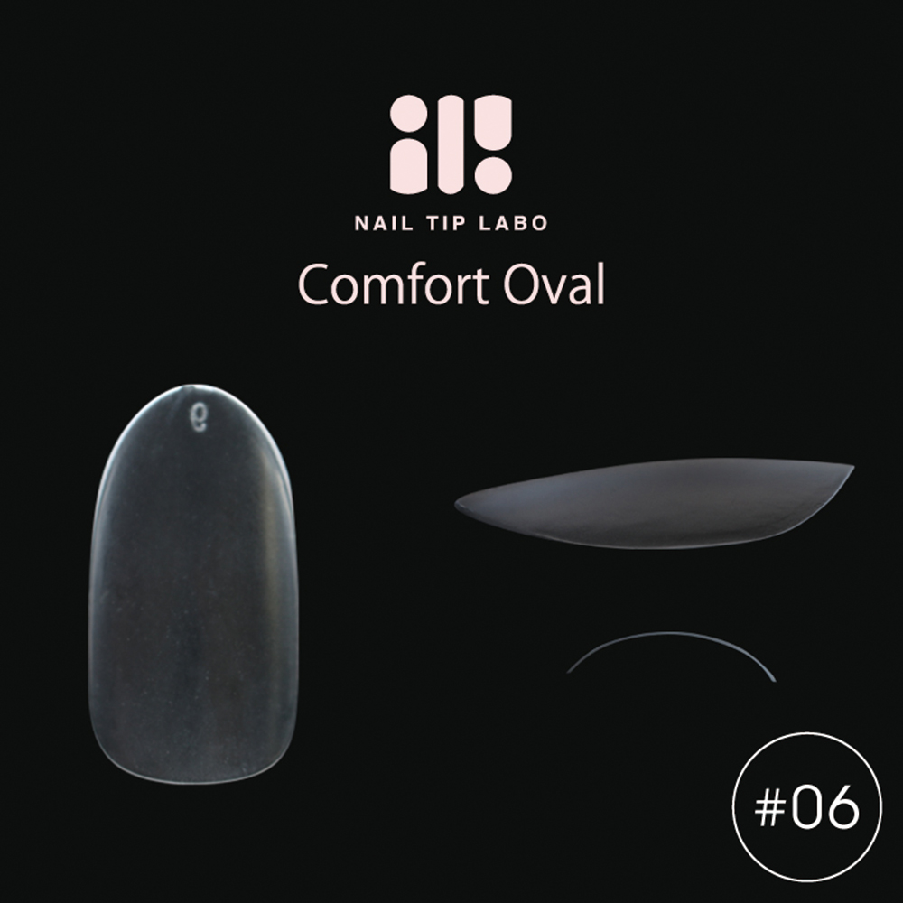 NAIL TIP LABO ネイルチップラボ コンフォートオーバル #06