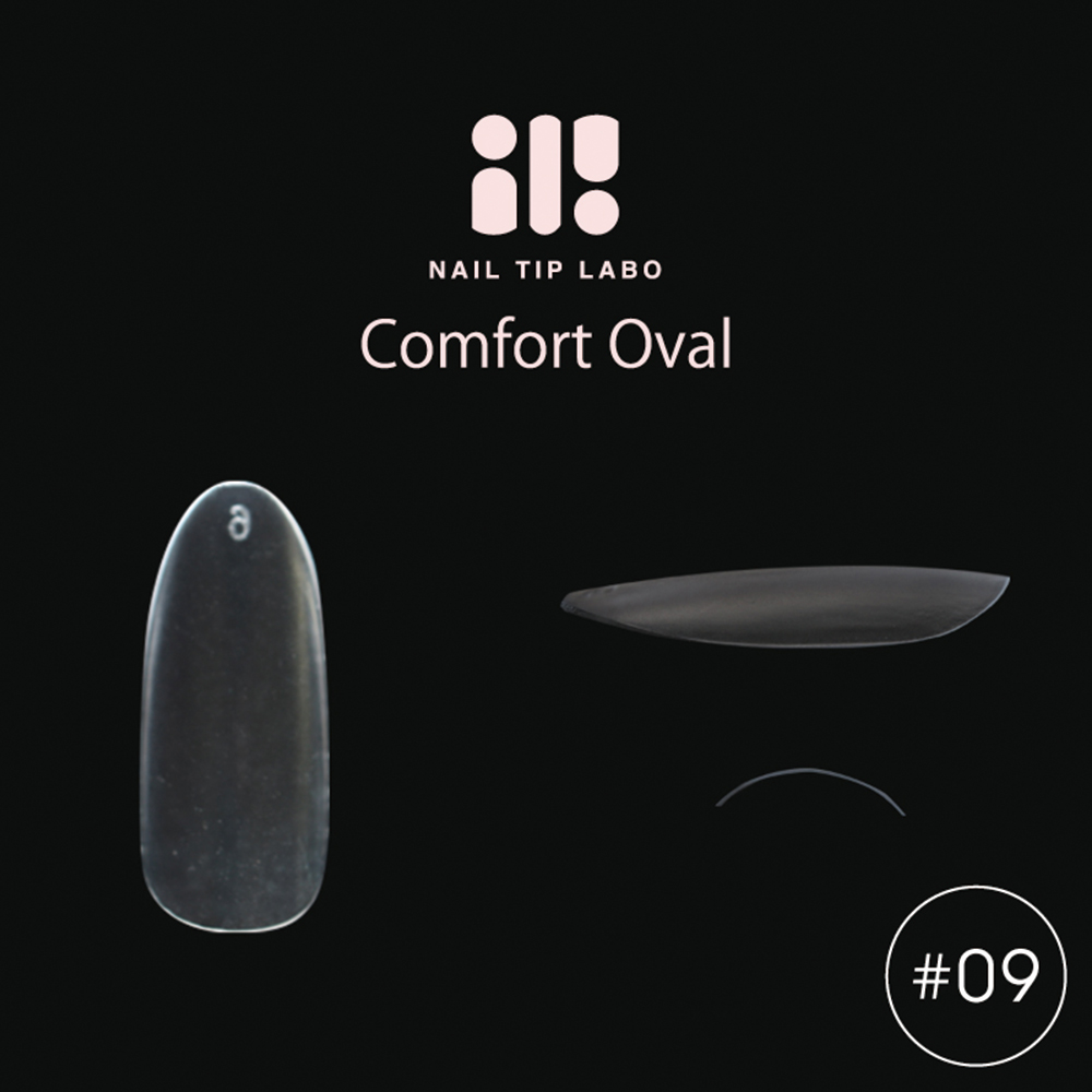 NAIL TIP LABO ネイルチップラボ コンフォートオーバル #09