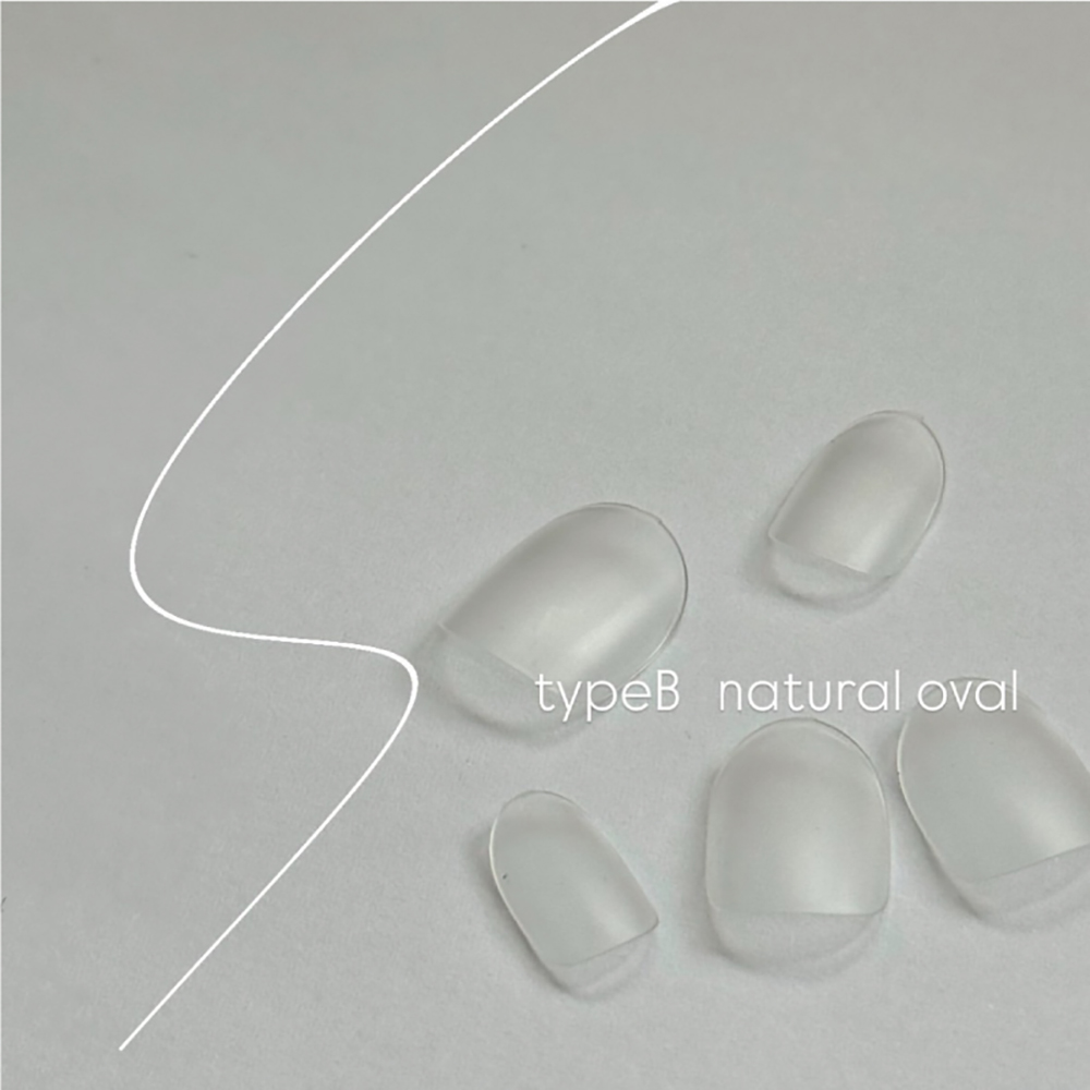 NAIL TIP LABO ネイルチップラボ ナチュラルオーバル セット