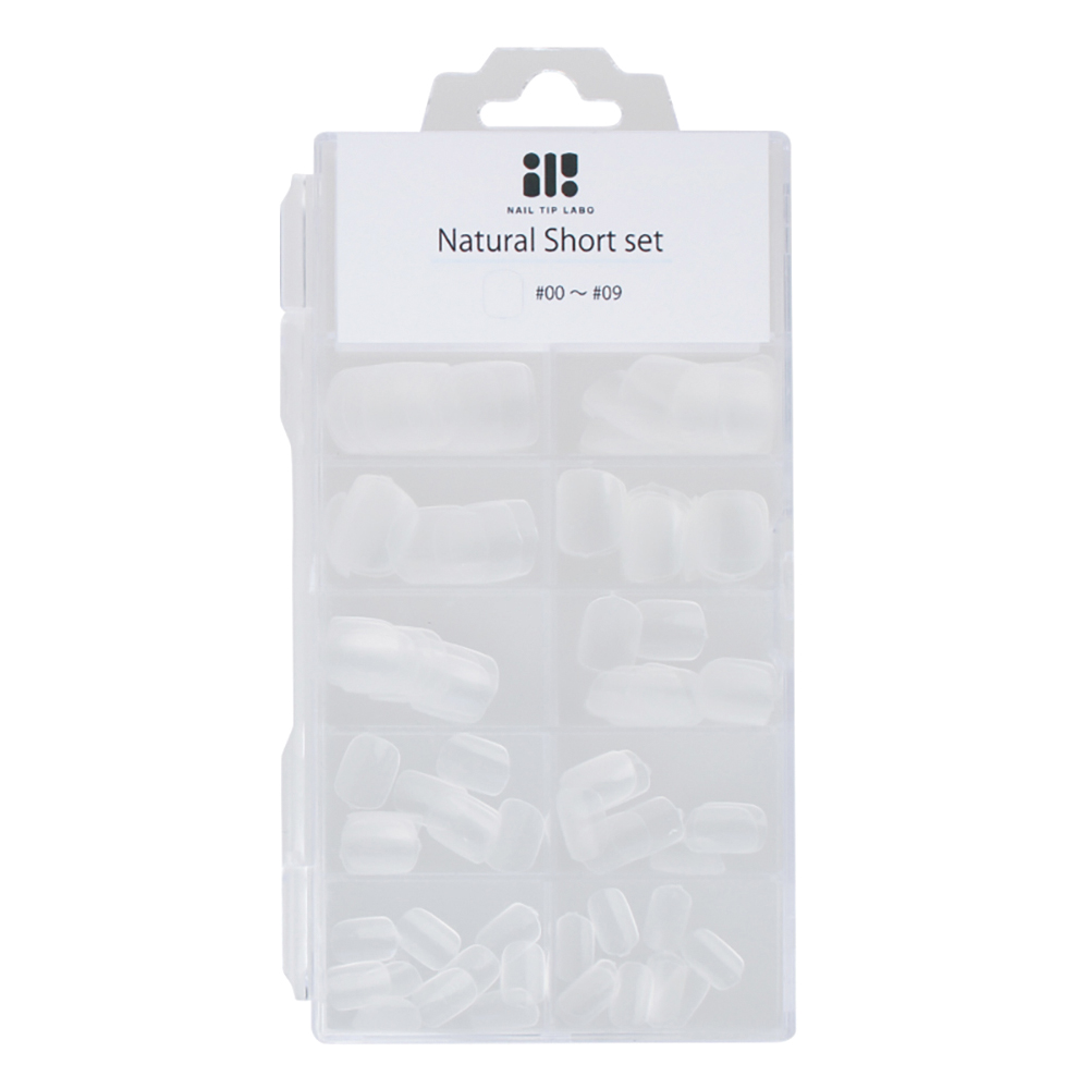 NAIL TIP LABO ネイルチップラボ ナチュラルショート セット