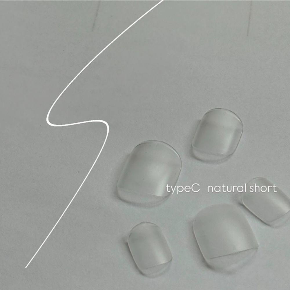 NAIL TIP LABO ネイルチップラボ ナチュラルショート セット