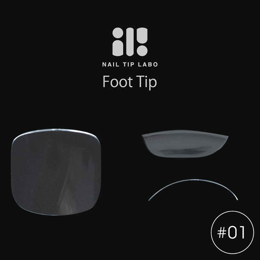 NAIL TIP LABO ネイルチップラボ フットチップ #01