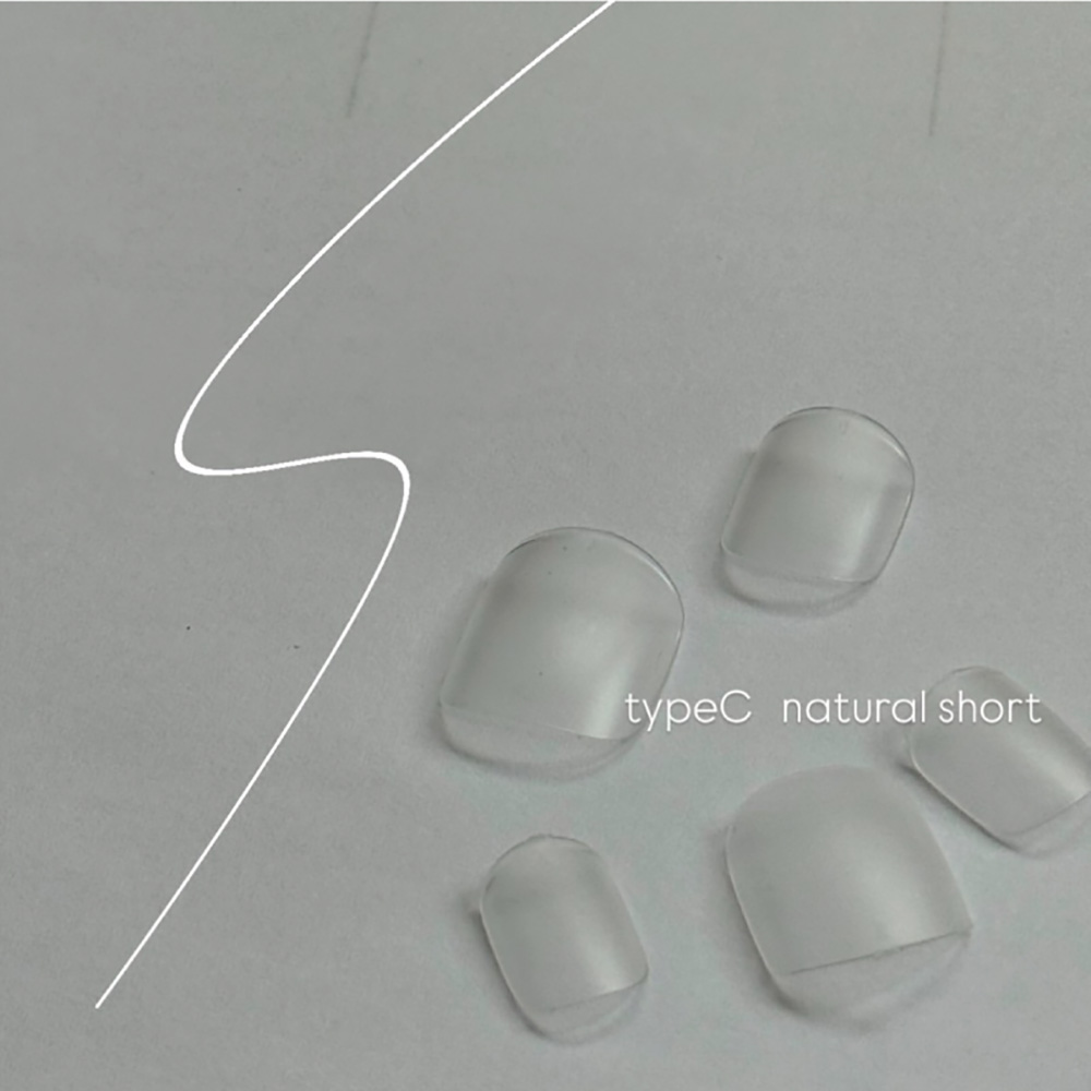 NAIL TIP LABO ネイルチップラボ ナチュラルショート #04