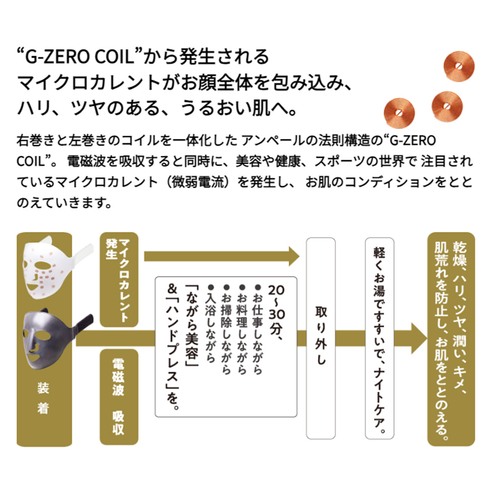 G-ZERO COIL ジーゼロコイル コイルマスク ホワイト