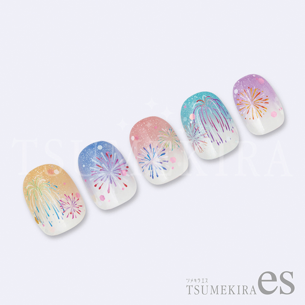 ツメキラes 花火 カラフル ES-FIW-004