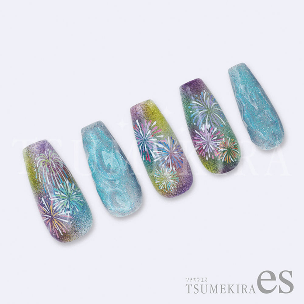 ツメキラes 花火 カラフル ES-FIW-004