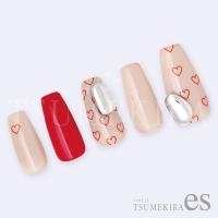 ツメキラes メグハート レッド ES-MGN-010