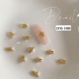 D.nail ジュエリービジューパーツ DM-108 0.7×0.5mm 2P #6214