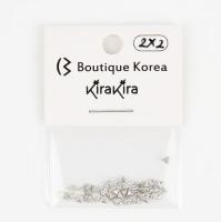 Boutique Korea miniピョンクリスタル 50個 三角 2×2mm Mini-15