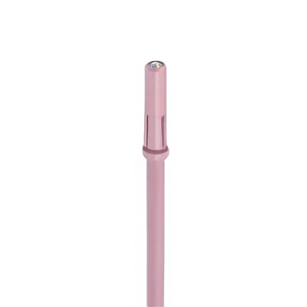 WSPT JAPAN クリスタル カラー バネ付き スモールマンドレール ピンク BS36217