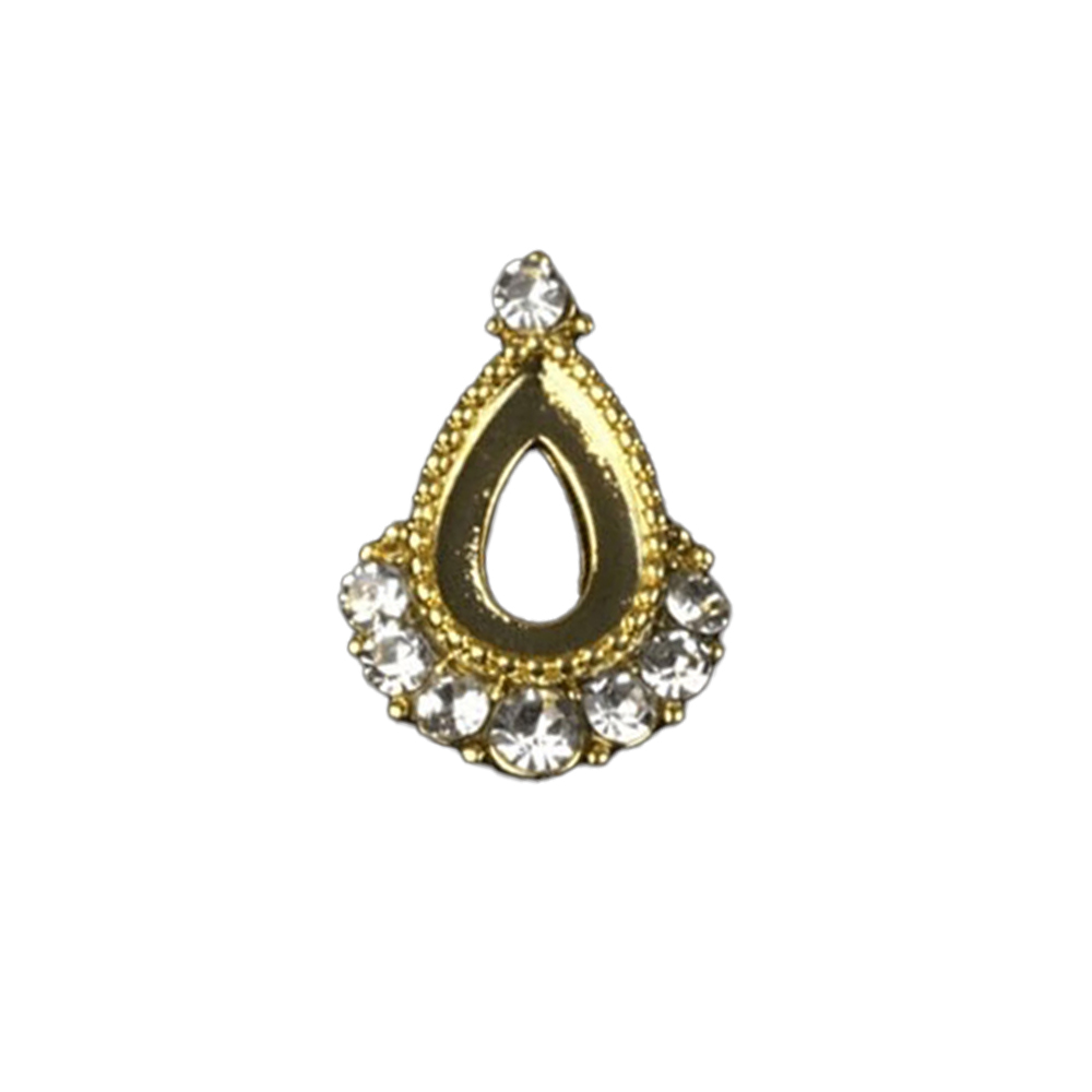 D.nail ビジューチャームコレクション ドロップ ゴールド 4P #8422