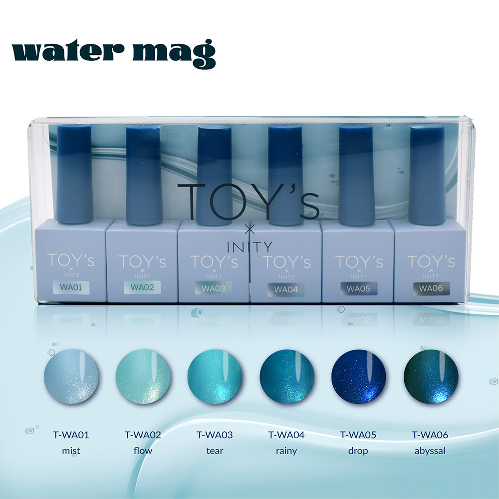 TOY's×INITY ウォーターマグコレクション 7ml 6色セット T-WAST