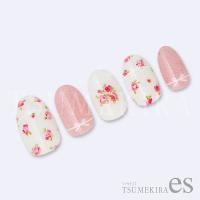 ツメキラes リボンフレンチライン ホワイト ES-RBN-004