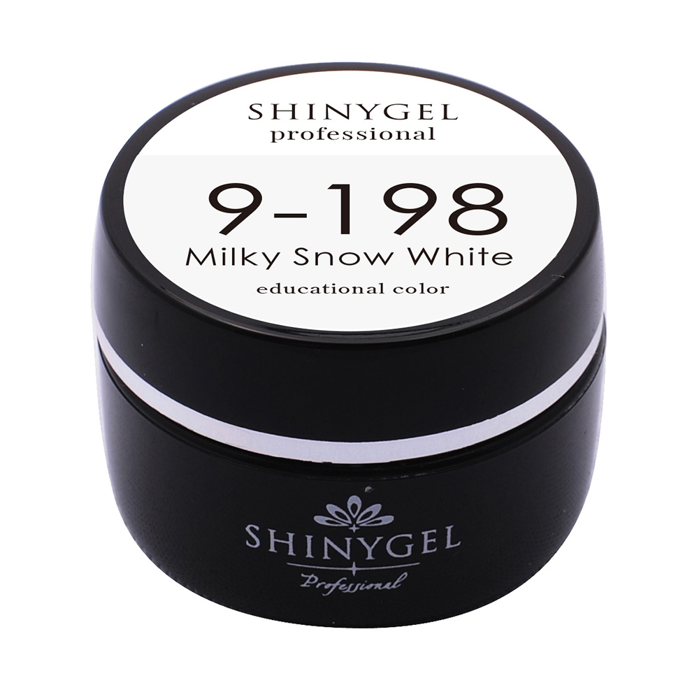 SHINYGEL Professional カラージェル 4g 9198 ミルキースノーホワイト