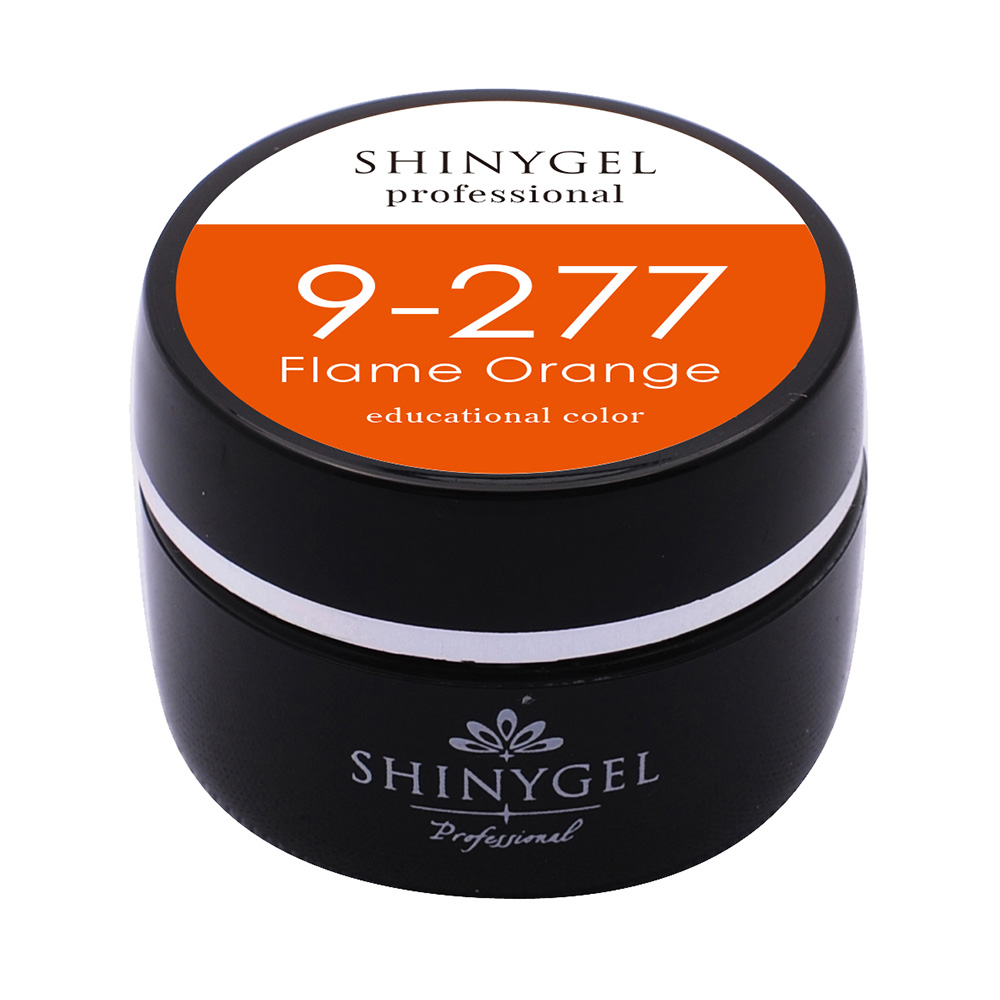 SHINYGEL Professional カラージェル 4g 9277 フレイムオレンジ