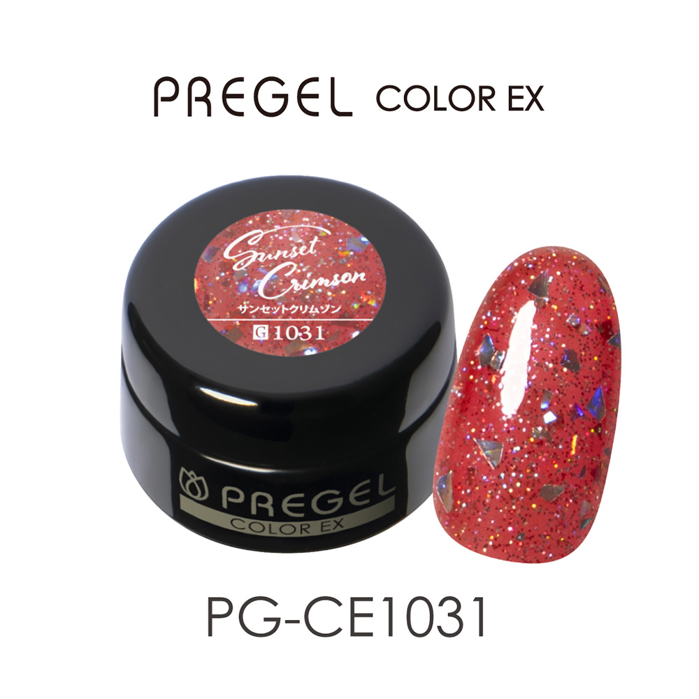 PREGEL カラーEX 3g PG-CE1031 サンセットクリムゾン