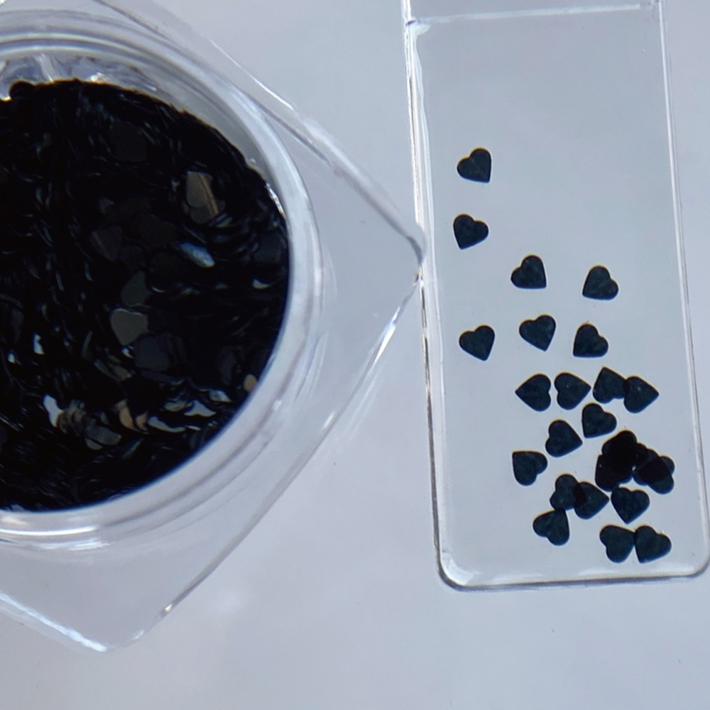 Bonnail ハートホロ 2mm ブラック 1.5g
