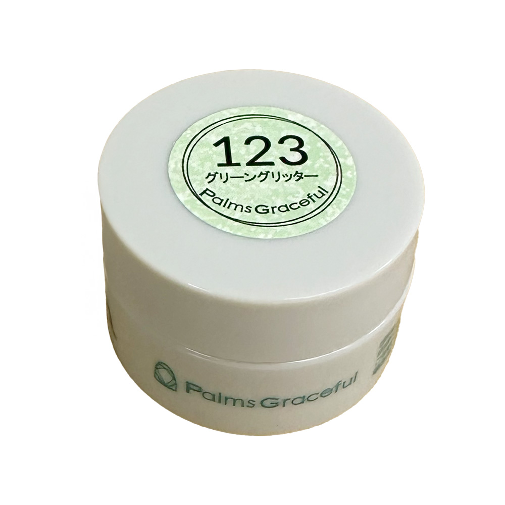 Palms Graceful カラージェル 3g 123 グリーングリッター