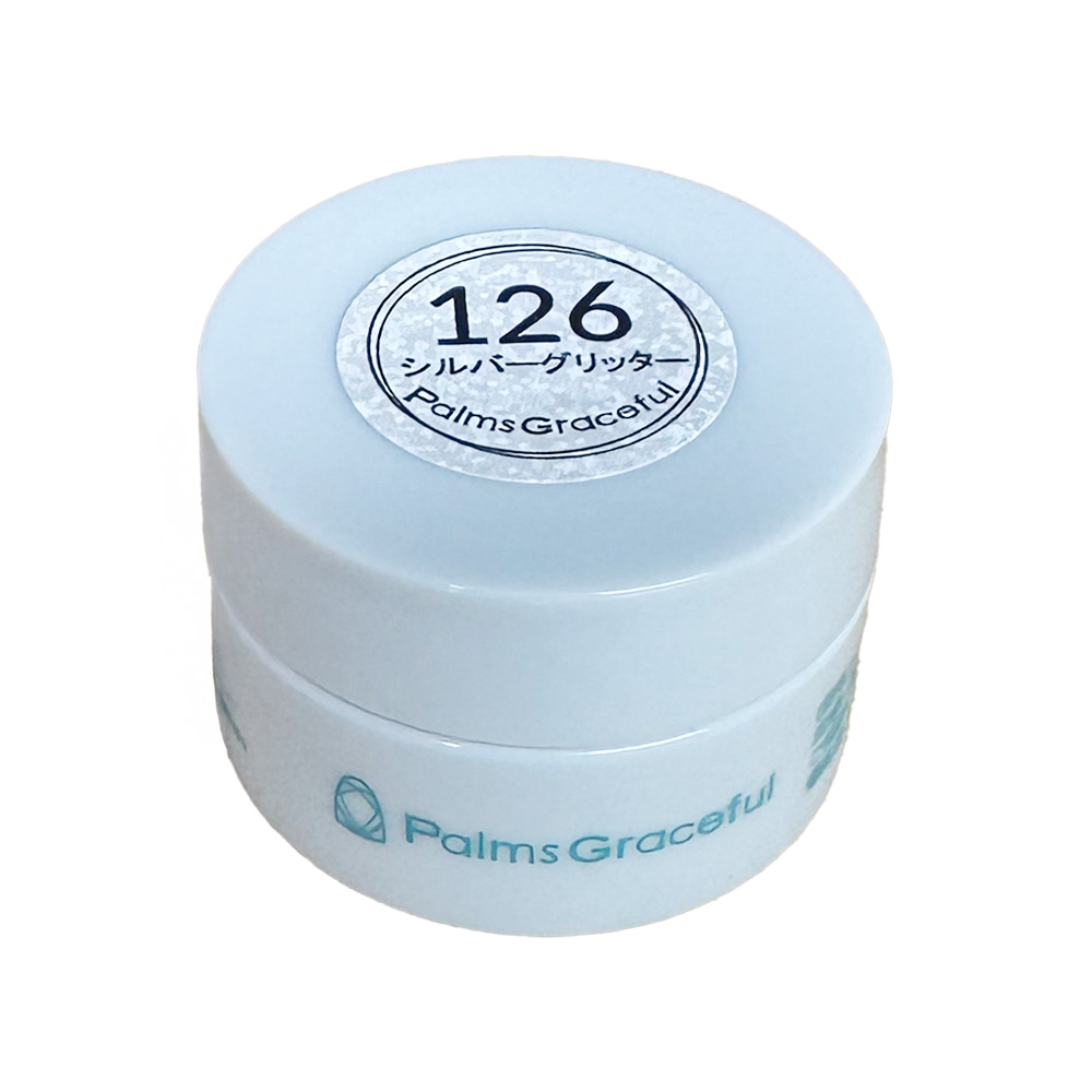Palms Graceful カラージェル 3g 126 シルバーグリッター