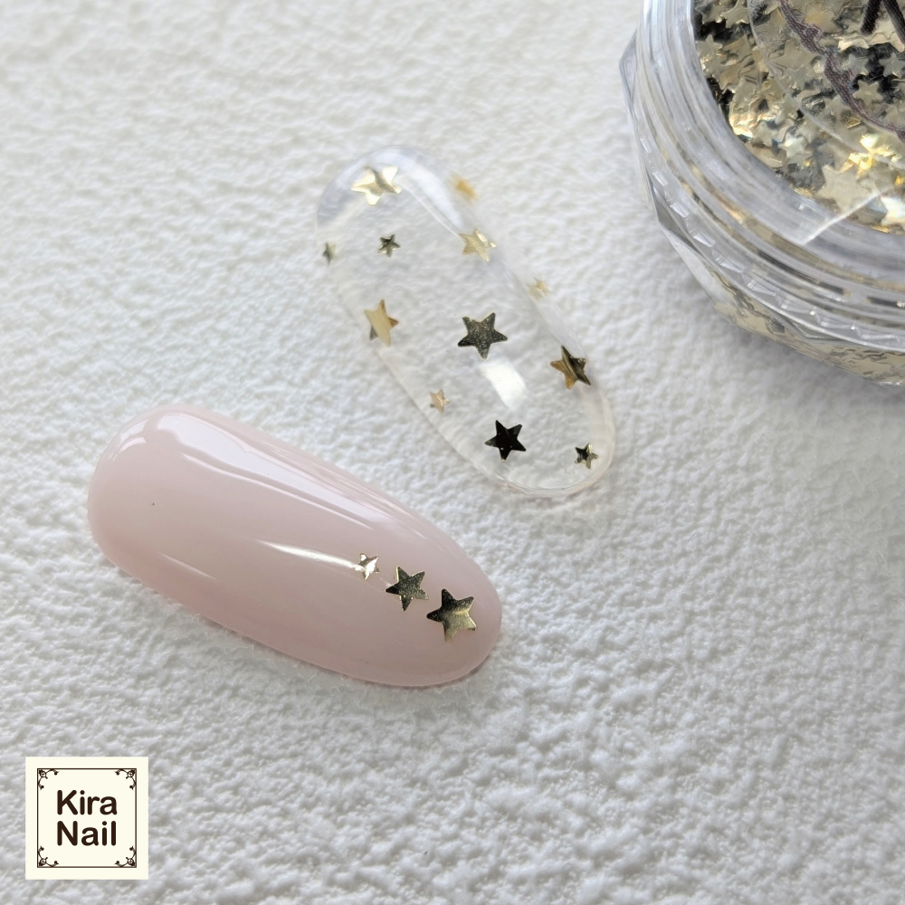 KiraNail ホログラム 星 3種 ミックス ケース入 ゴールド PA-HOS-MIG