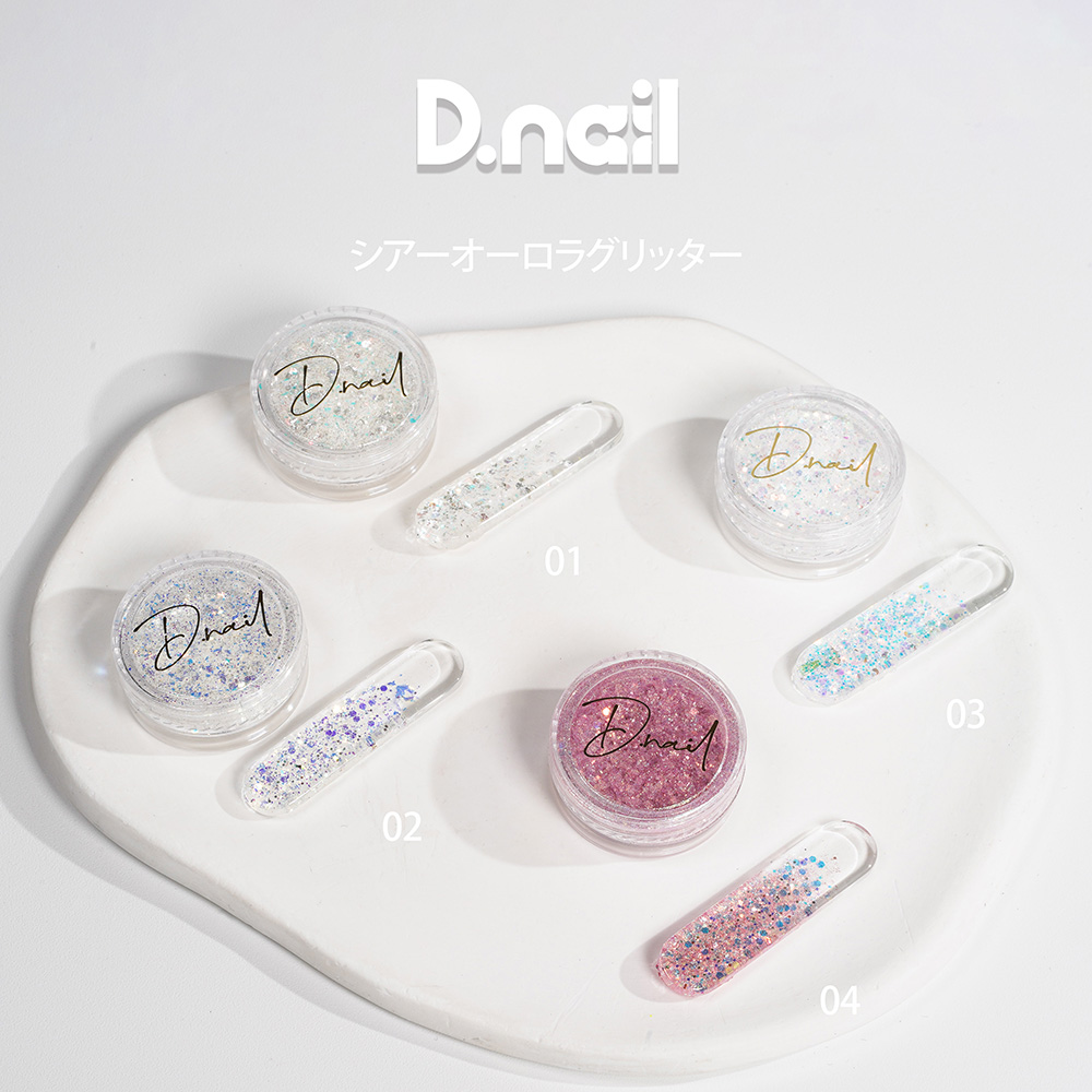 D.nail シアーオーロラグリッター 1g 03 #38186