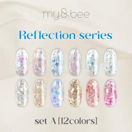 ●my&bee マイビー カラージェル リフレクション セットA 12色 RE-SA
