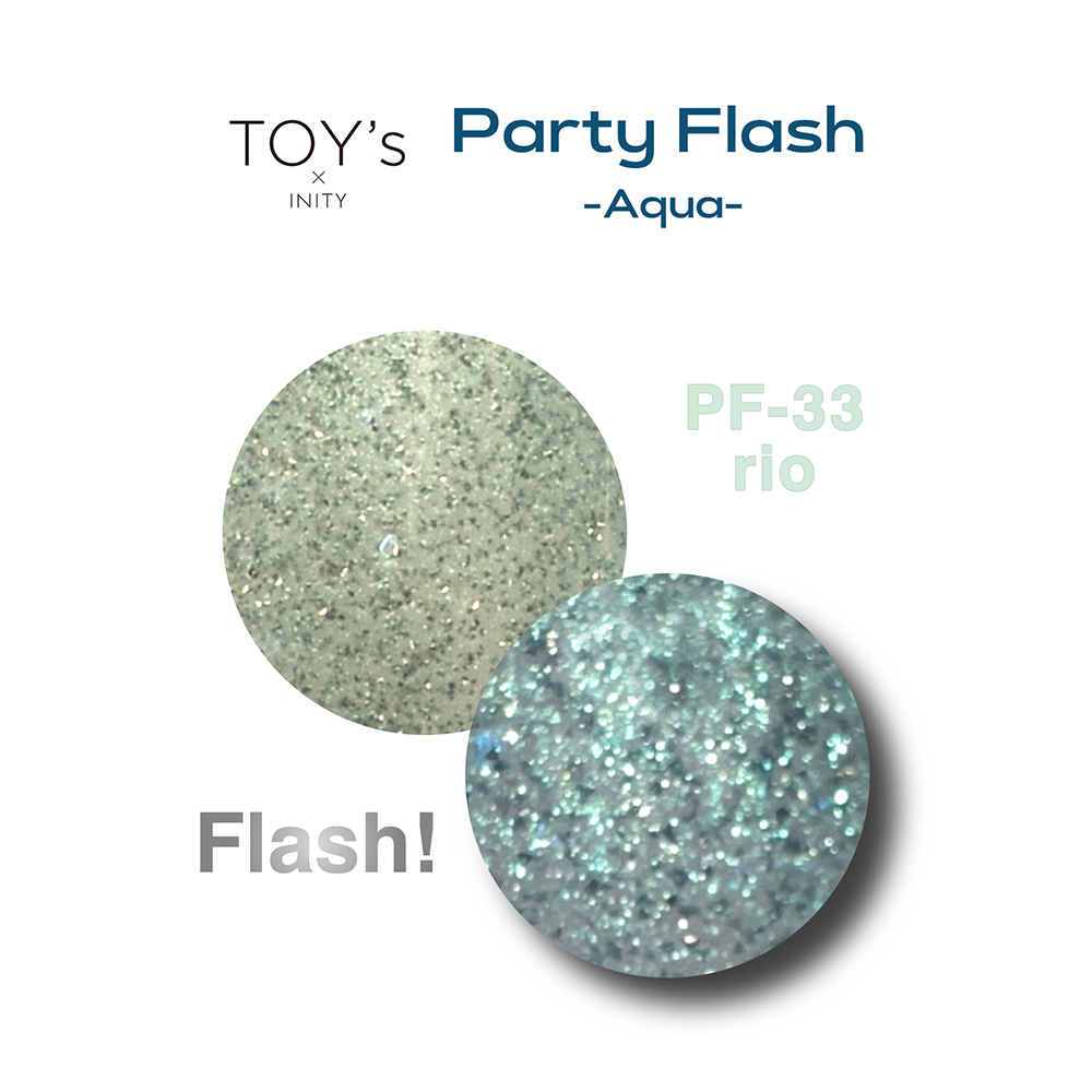 TOY's×INITY パーティーフラッシュ アクア 12ml T-PF33 リオ