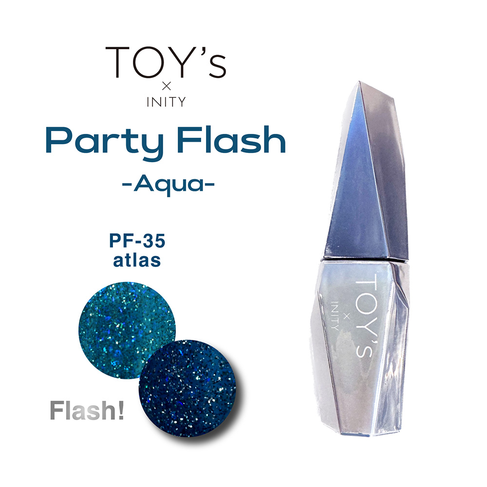 TOY's×INITY パーティーフラッシュ アクア 12ml T-PF35 アトラス