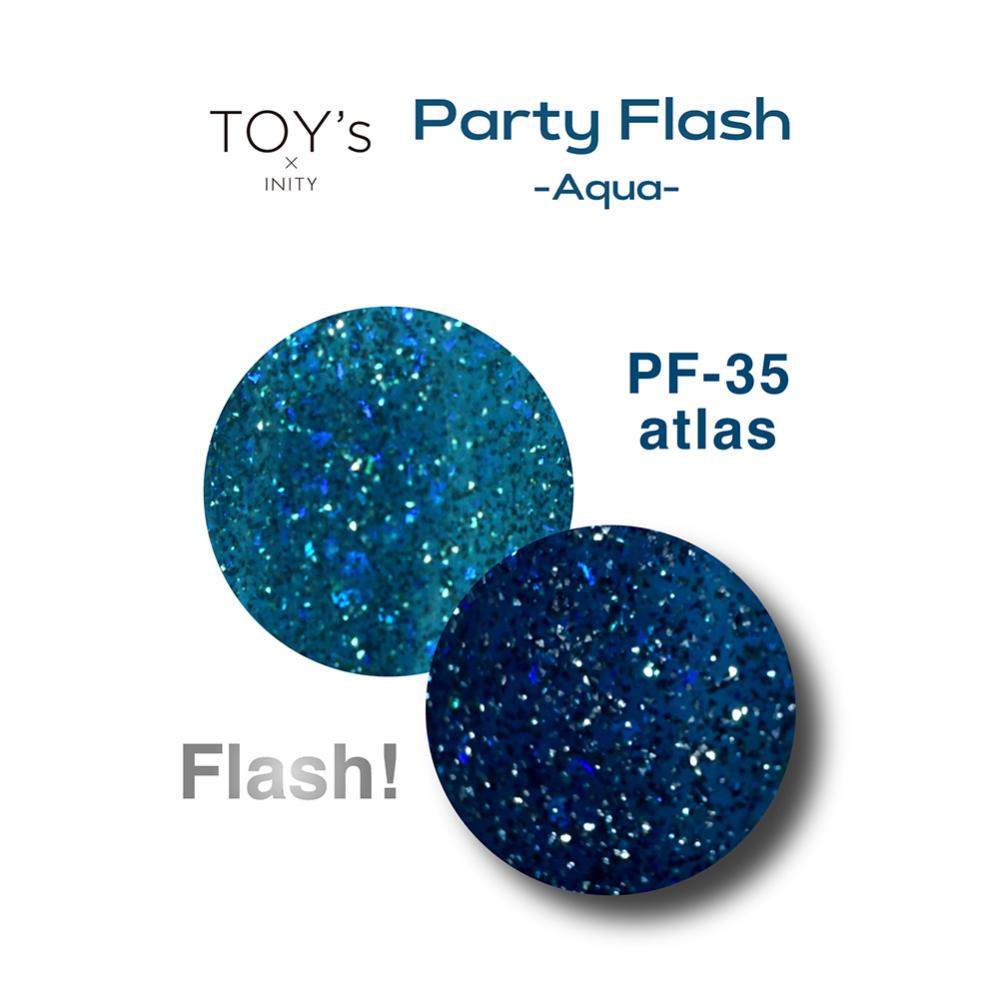 TOY's×INITY パーティーフラッシュ アクア 12ml T-PF35 アトラス