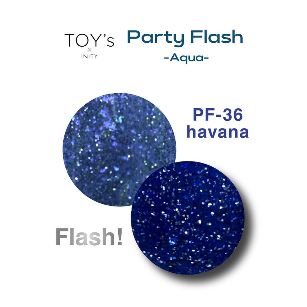 TOY's×INITY パーティーフラッシュ アクア 12ml T-PF36 ハバナ