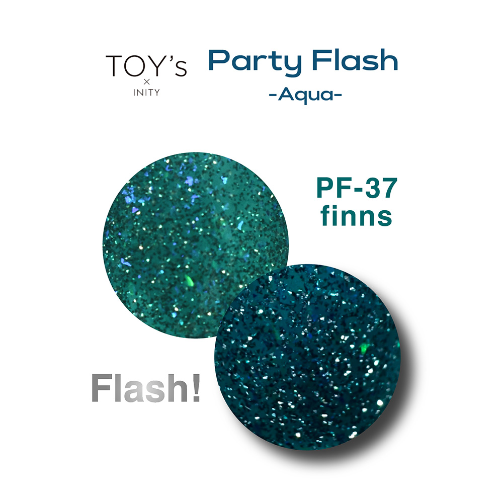 TOY's×INITY パーティーフラッシュ アクア 12ml T-PF37 フィンズ