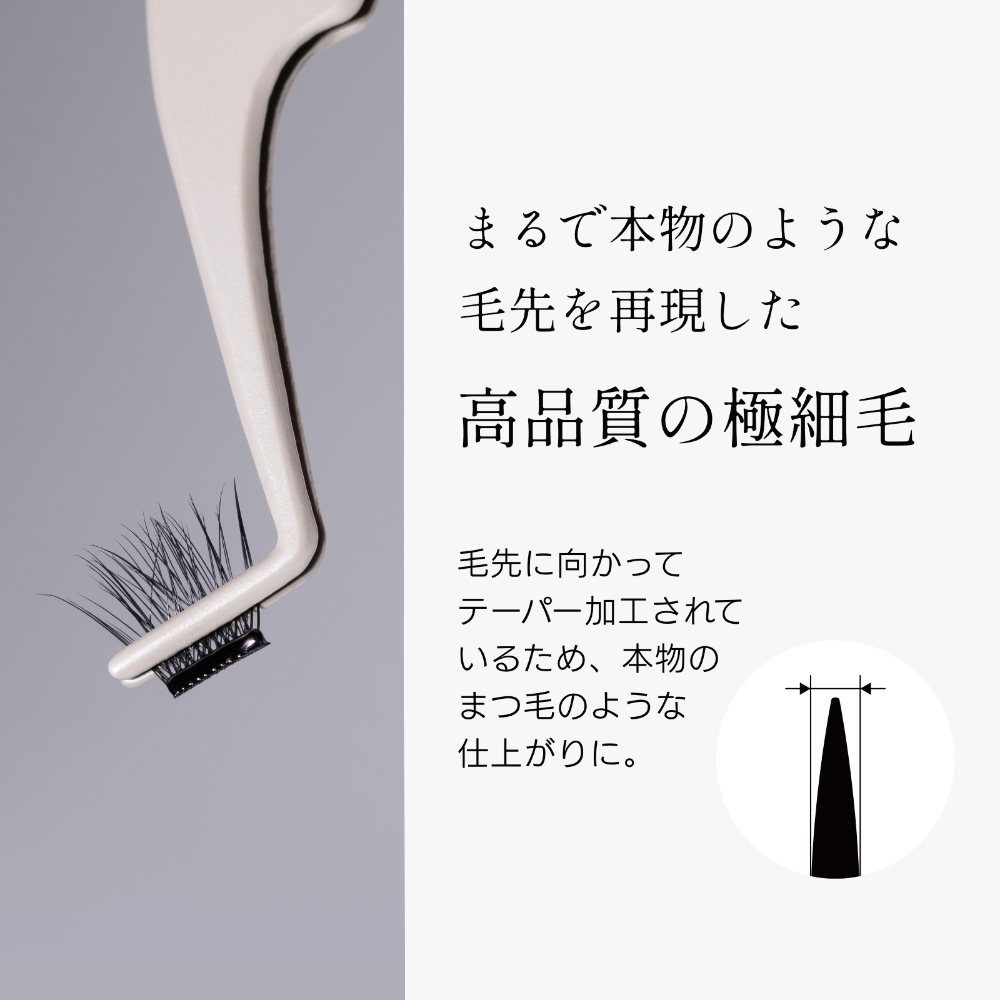 ■ミスアイドール 1秒まつエク ボリュームタイプ ブラウン 10-12mm RL4-V10BR