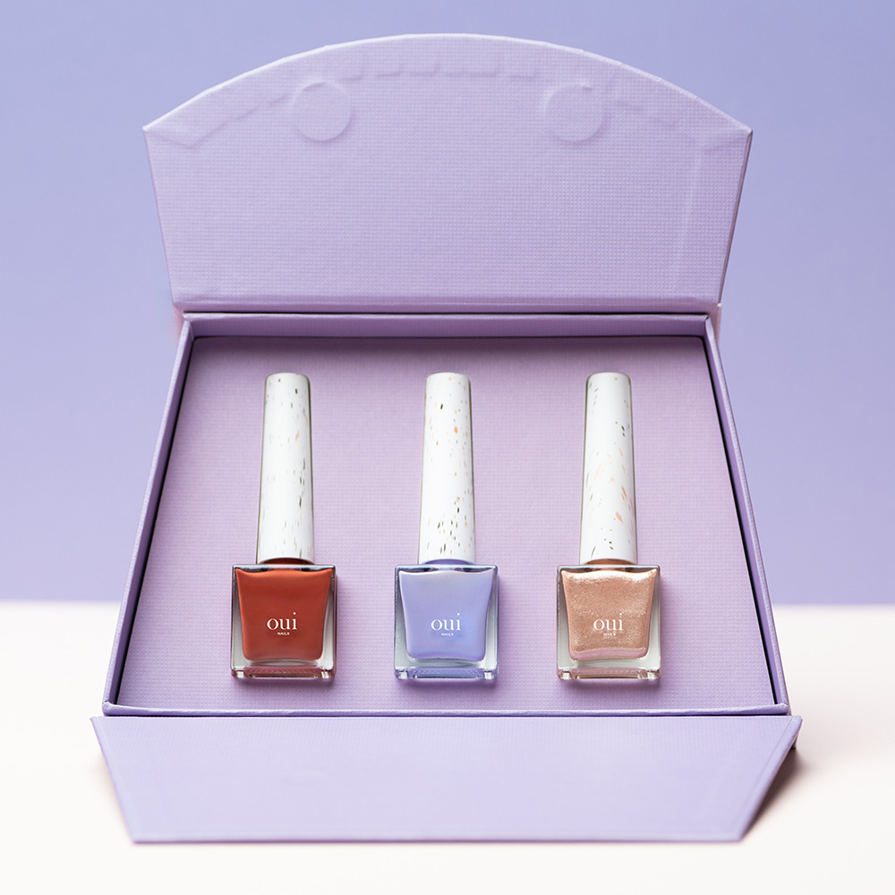 oui nails ピールオフマニキュア 2025 トレンド3色 LV OUI-PM-COLL04