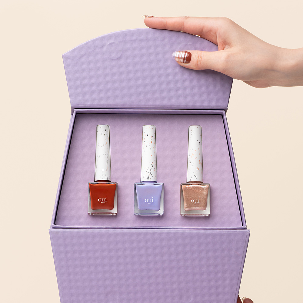 oui nails ピールオフマニキュア 2025 トレンド3色 LV OUI-PM-COLL04