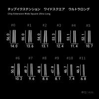 ANNPRO チップイクステンション ワイドスクエア ウルトラロング #11 #38321