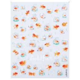 D.nail ネイルシール 金魚 #8666