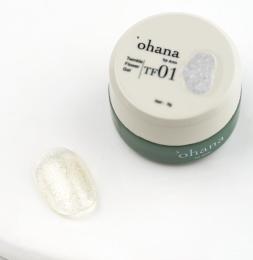 ‘ohana トゥインクルフラワージェル 3g TF01 クリア #7385