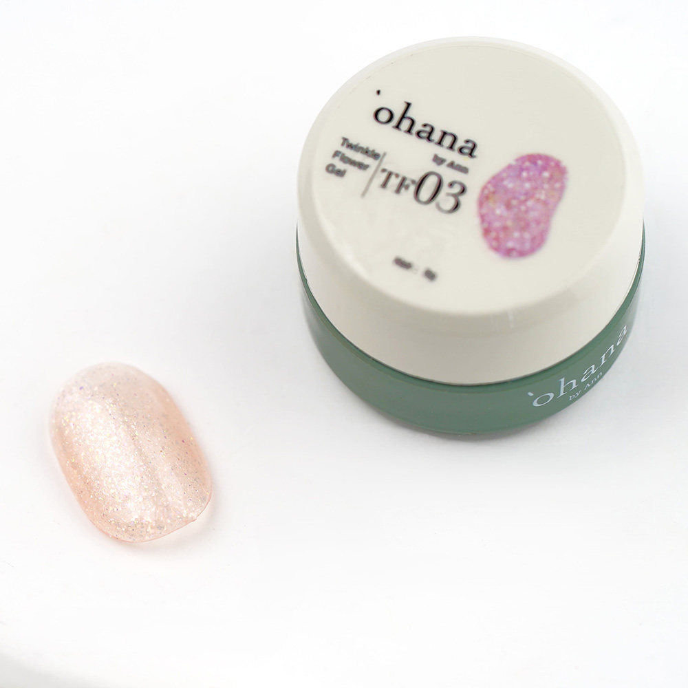 ‘ohana トゥインクルフラワージェル 3g TF03 レッド #7387
