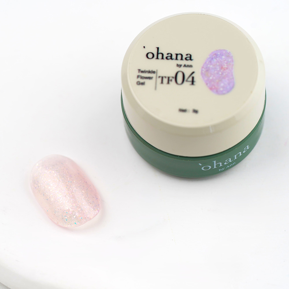 ‘ohana トゥインクルフラワージェル 3g TF04 ピンク #7388