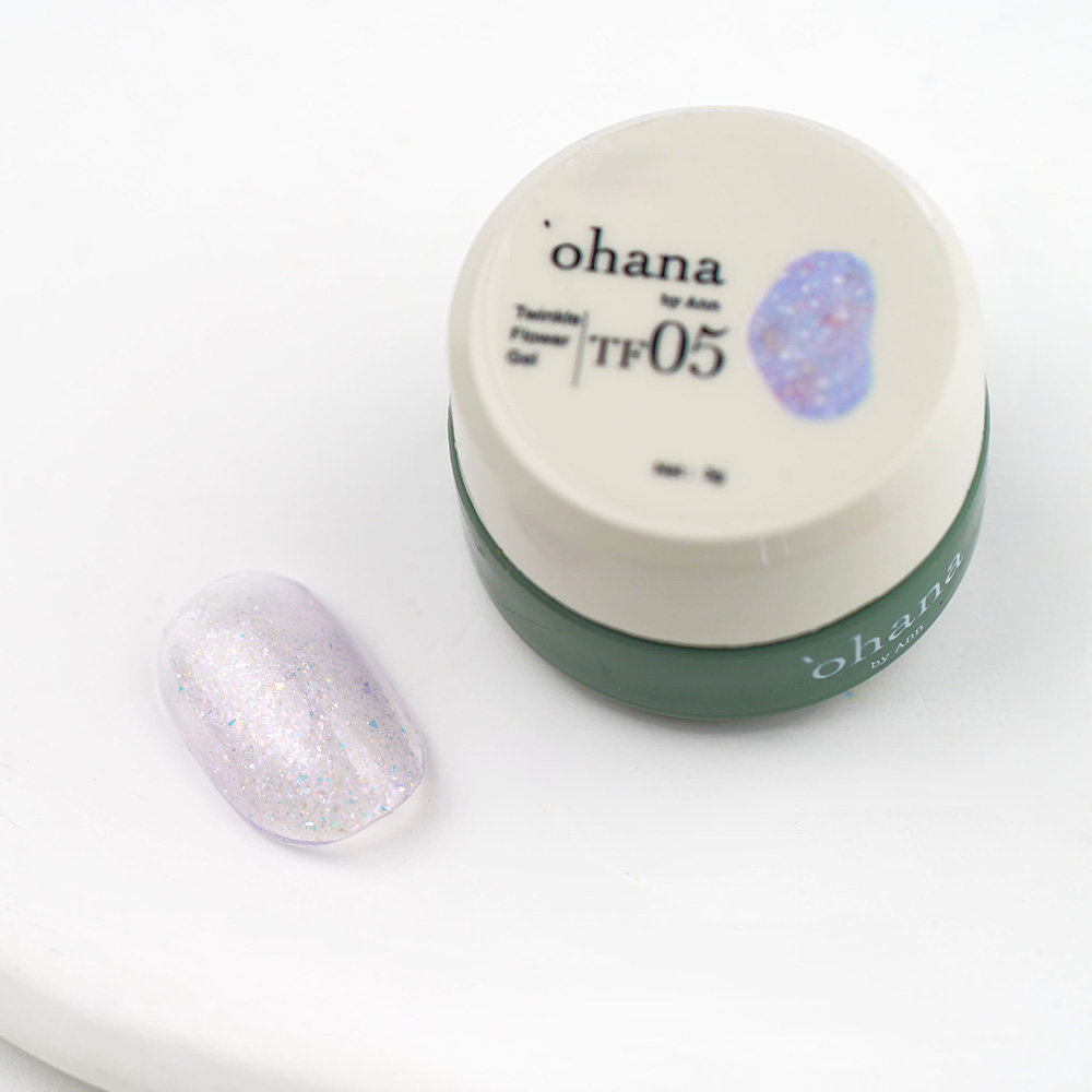 ‘ohana トゥインクルフラワージェル 3g TF05 パープル #7389