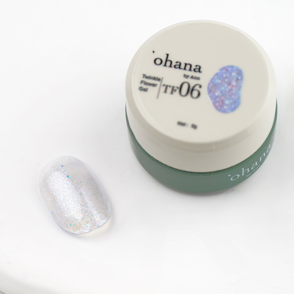 ‘ohana トゥインクルフラワージェル 3g TF06 バイオレット #7390