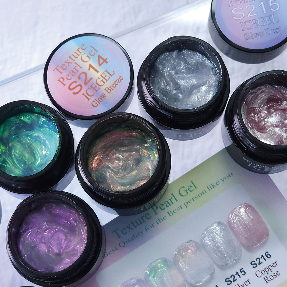 ICEGEL ABLACK テクスチャーパールジェル S215 シルバーダスト