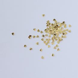 Bonnail フラットスタッズ ゴールド ハート 2mm 約100P