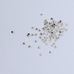 Bonnail フラットスタッズ シルバー ハート 2mm 約100P