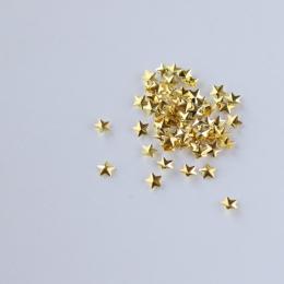 Bonnail プランプスタッズ ゴールド スター 4mm 約60P