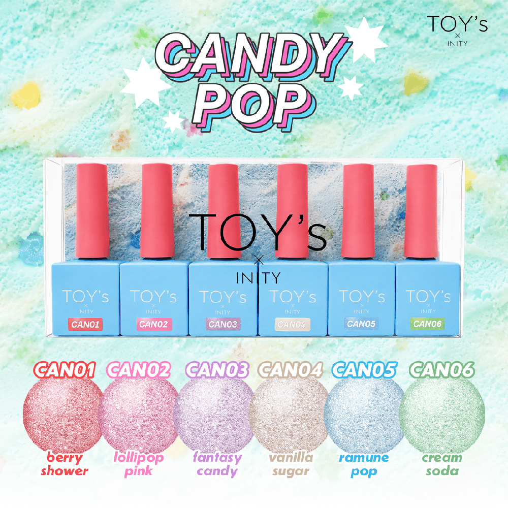 TOY's×INITY キャンディーポップマグ 7ml 6色セット T-CANST6