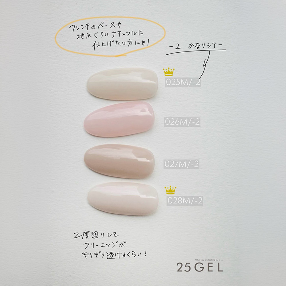 25GEL カラージェル 4g 027M/-2